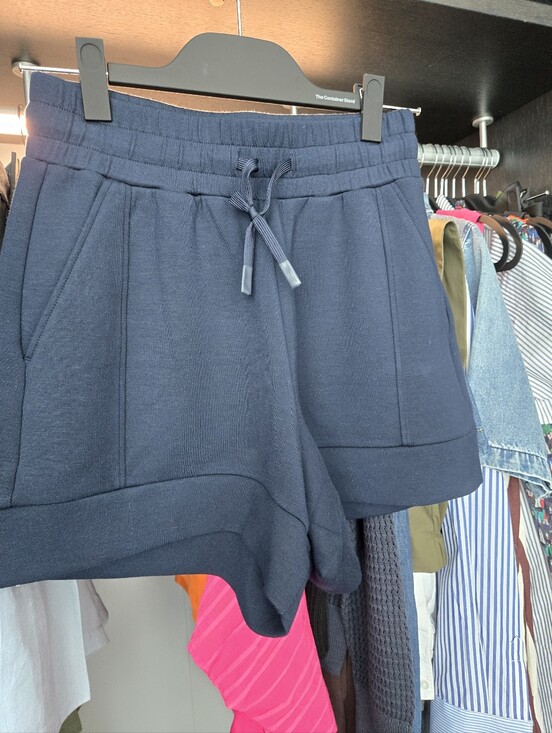 Varley Pants - Varley Navy Drawcord Athletic Shorts
